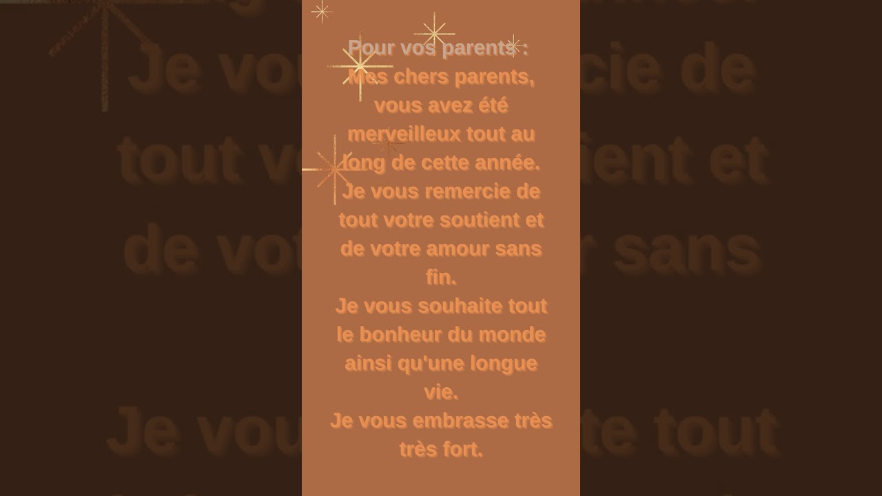 # Short ''Ces idées de textes pour souhaiter meilleurs voeux à vos proches.''