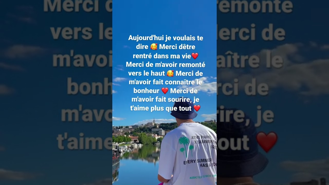 MESSAGE D’AMOUR « MERCi » #shorts