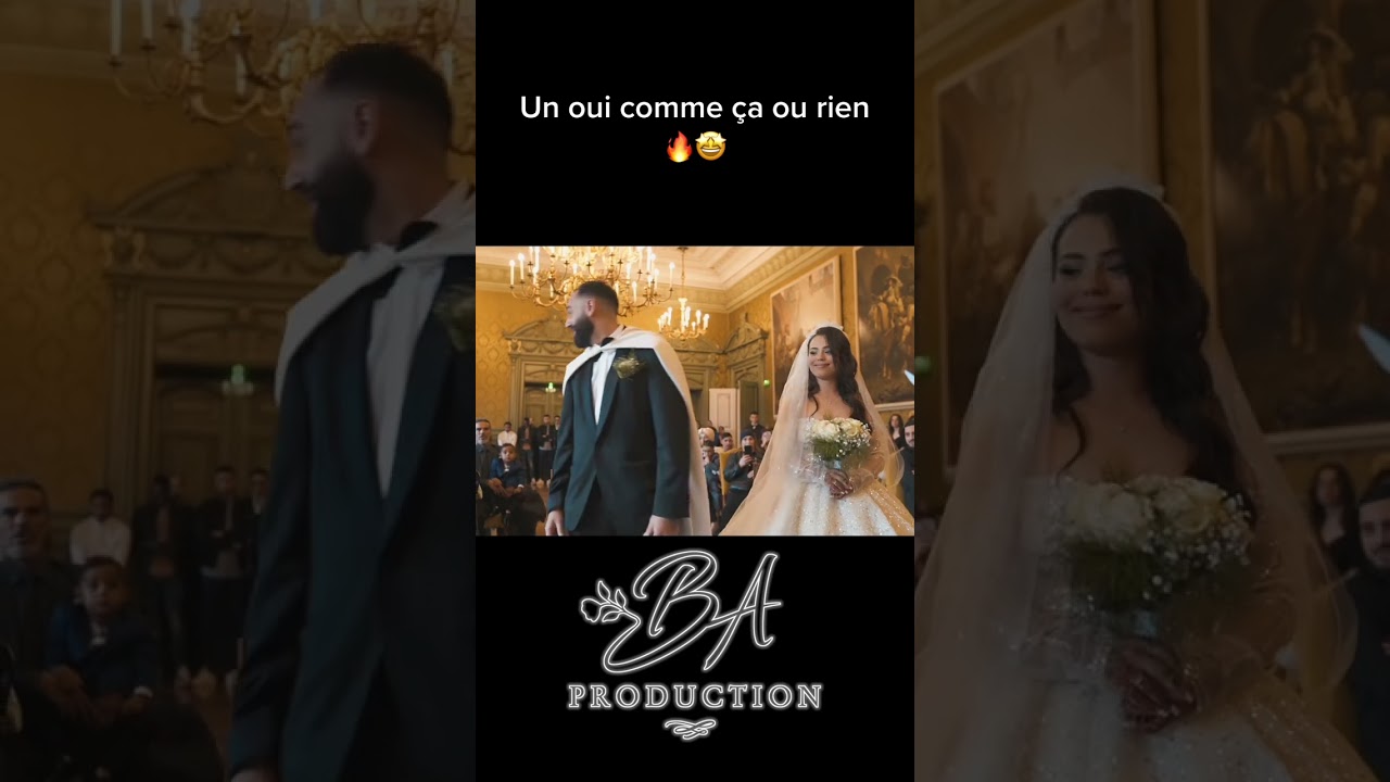 Un oui comme ça ou rien ! 🔥🤩 Félicitations à nos deux mariés.💍 #mariage #wedding #mairie #amour #fyp