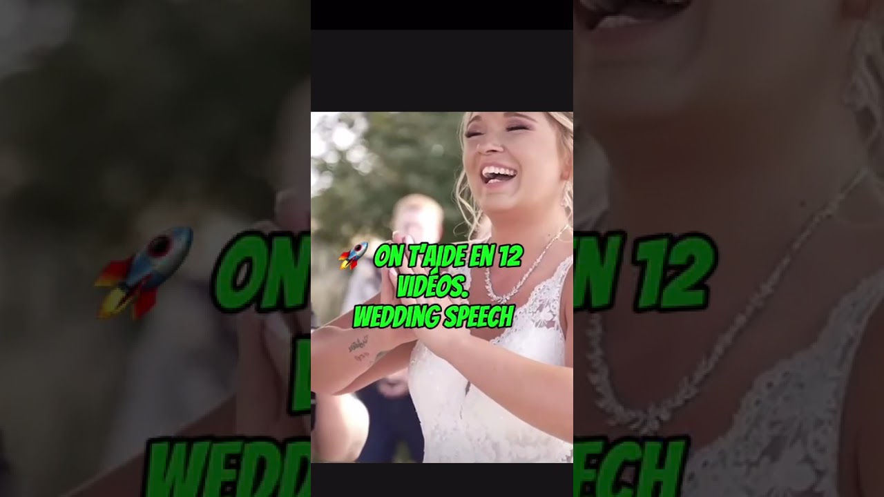 👉 “Le conseil que tout le monde oublie pour un discours de mariage réussi ! 💍🎤”