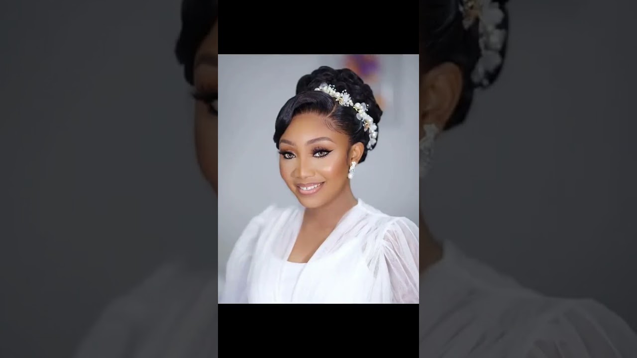 Idée de coiffure pour le mariage ou la dot  #coiffure#coiffuredemariage #mariage #coiffuretendance