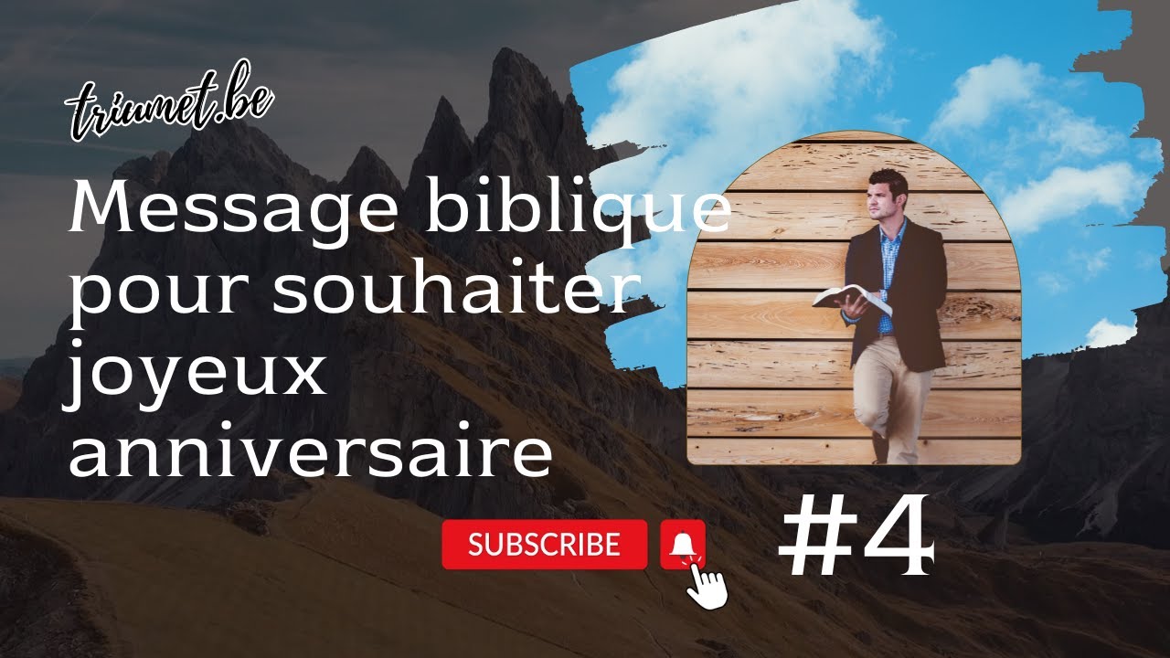 #joyeuxanniversaire #biblique avec parole #4 Féliciter un croyant à l'occasion de son anniversaire.