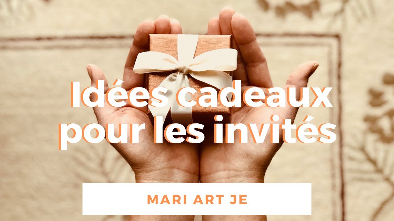 Idées cadeaux pour les invités de mariage 🌲Calendrier de l'avent 2020 #23