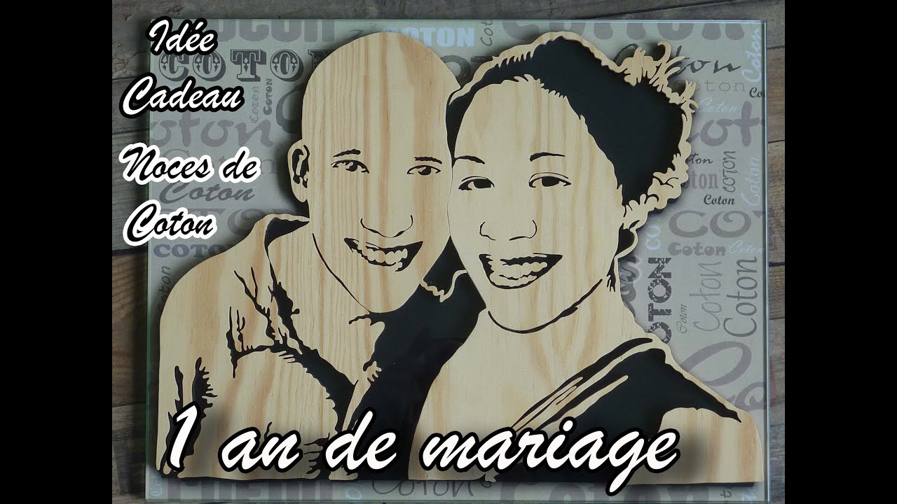 1 an de mariage - Idée cadeau noces de coton