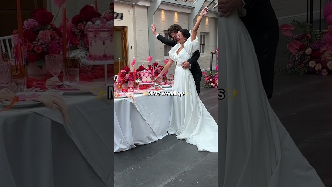 Small and intimate weddings are back! ✨