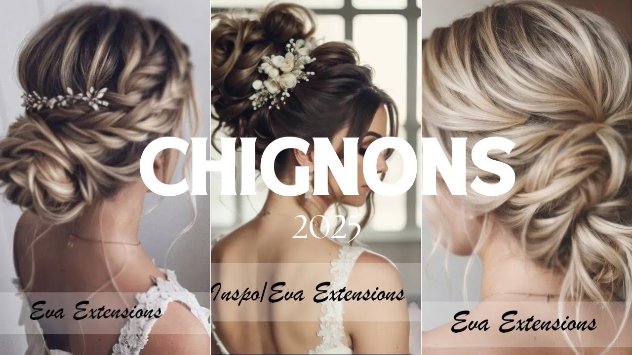 5  Idées de chignons de mariage tendance 2025 ✨