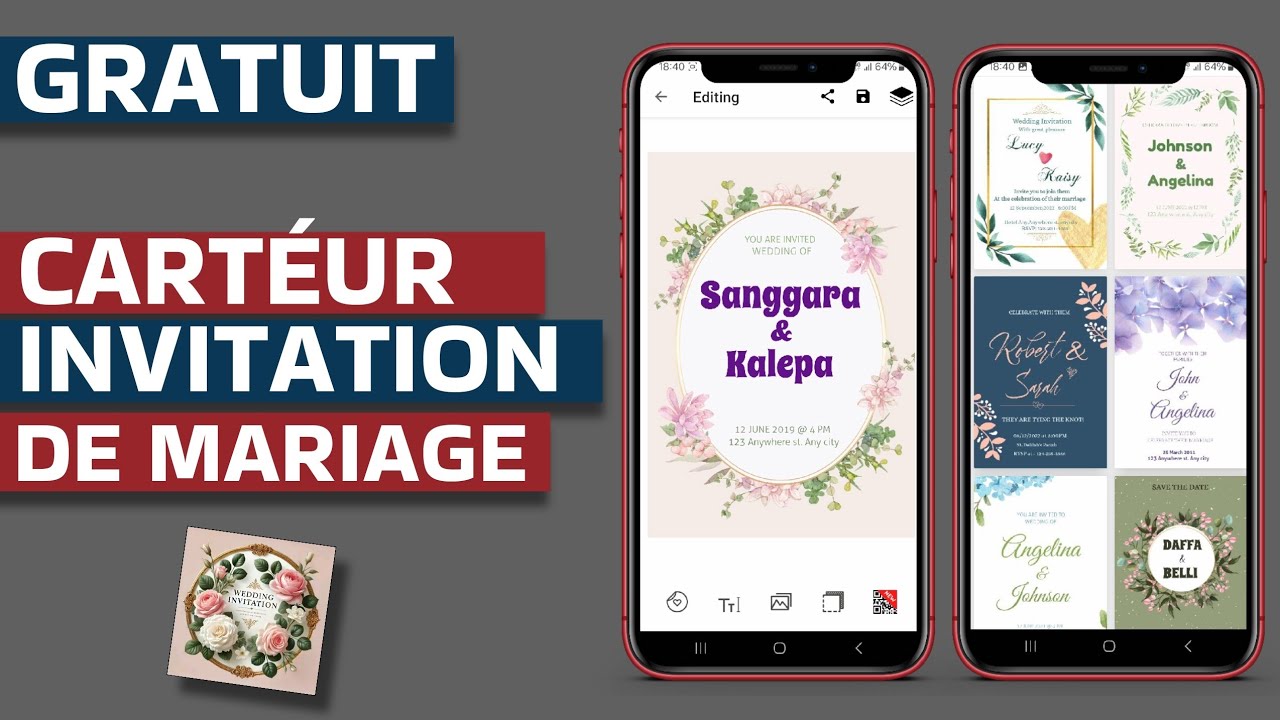 Meilleure Application Carteur Invitation de Mariage pour Android