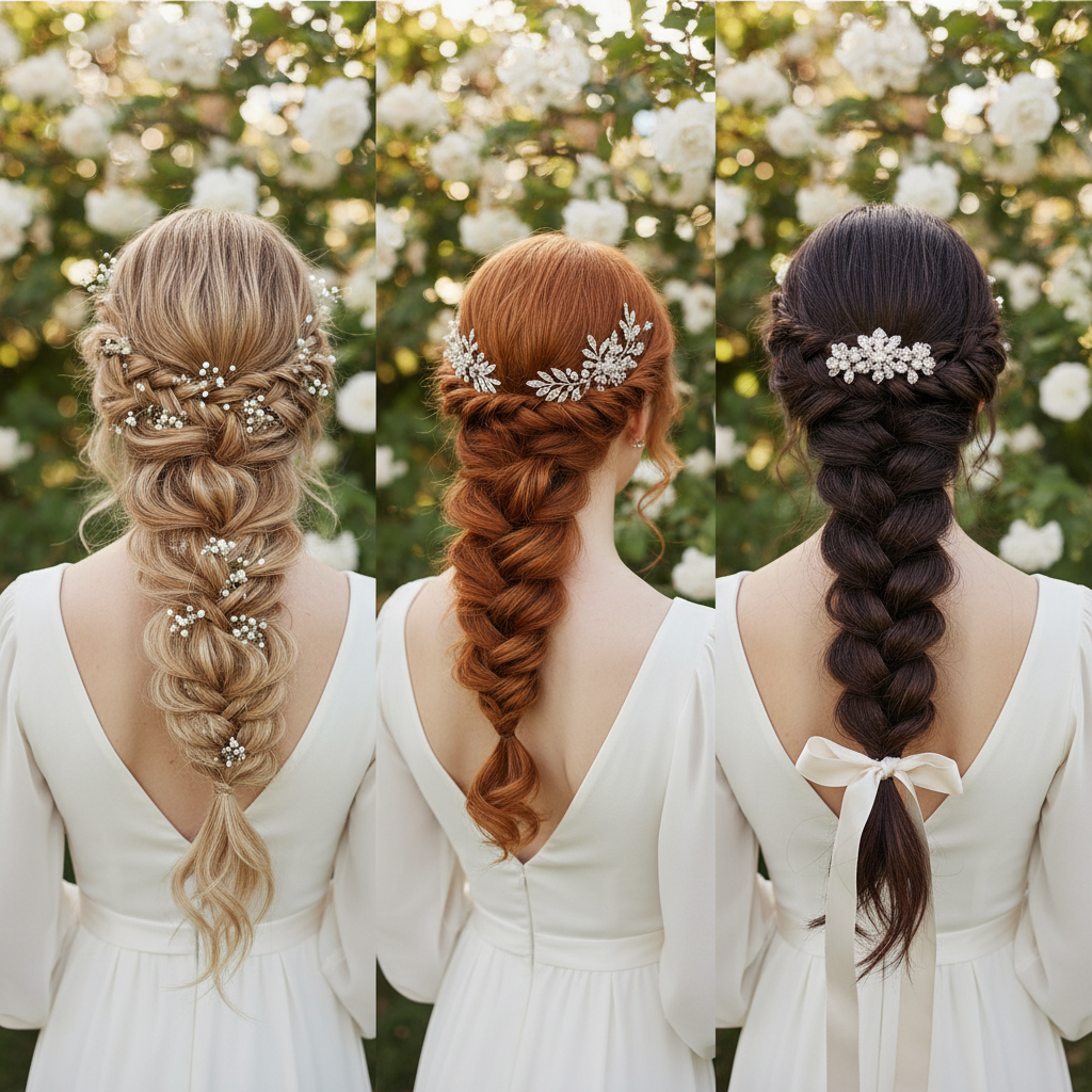 découvrez des coiffures de mariage avec tresses élégantes et raffinées pour sublimer votre jour unique. inspirez-vous de nos idées tendance et originales pour un look inoubliable.