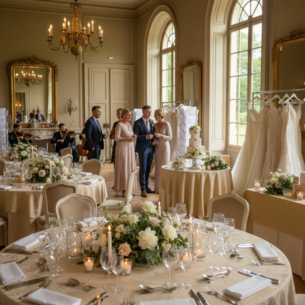 participez au salon incontournable dédié à l'organisation de mariages au château de kergrist à ploubezre et préparez le mariage de vos rêves dans un cadre exceptionnel.