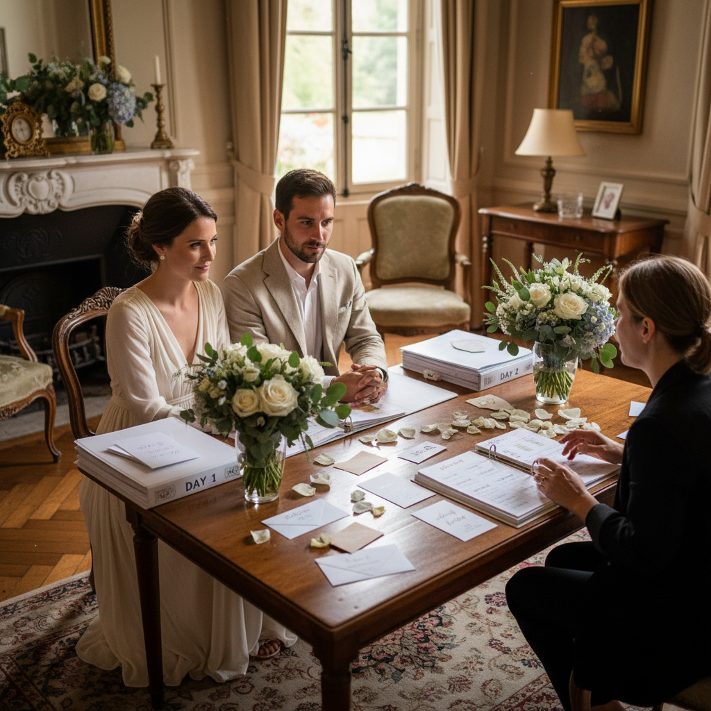 participez aux deux journées à saint-étienne/l’étivallière pour préparer votre mariage de rêve avec des conseils d'experts et des astuces pour réussir cet événement unique.