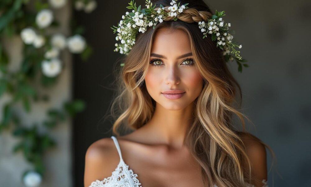 découvrez les coiffures de mariage bohème incontournables à adopter en 2025 pour un look naturel, élégant et romantique le jour j.