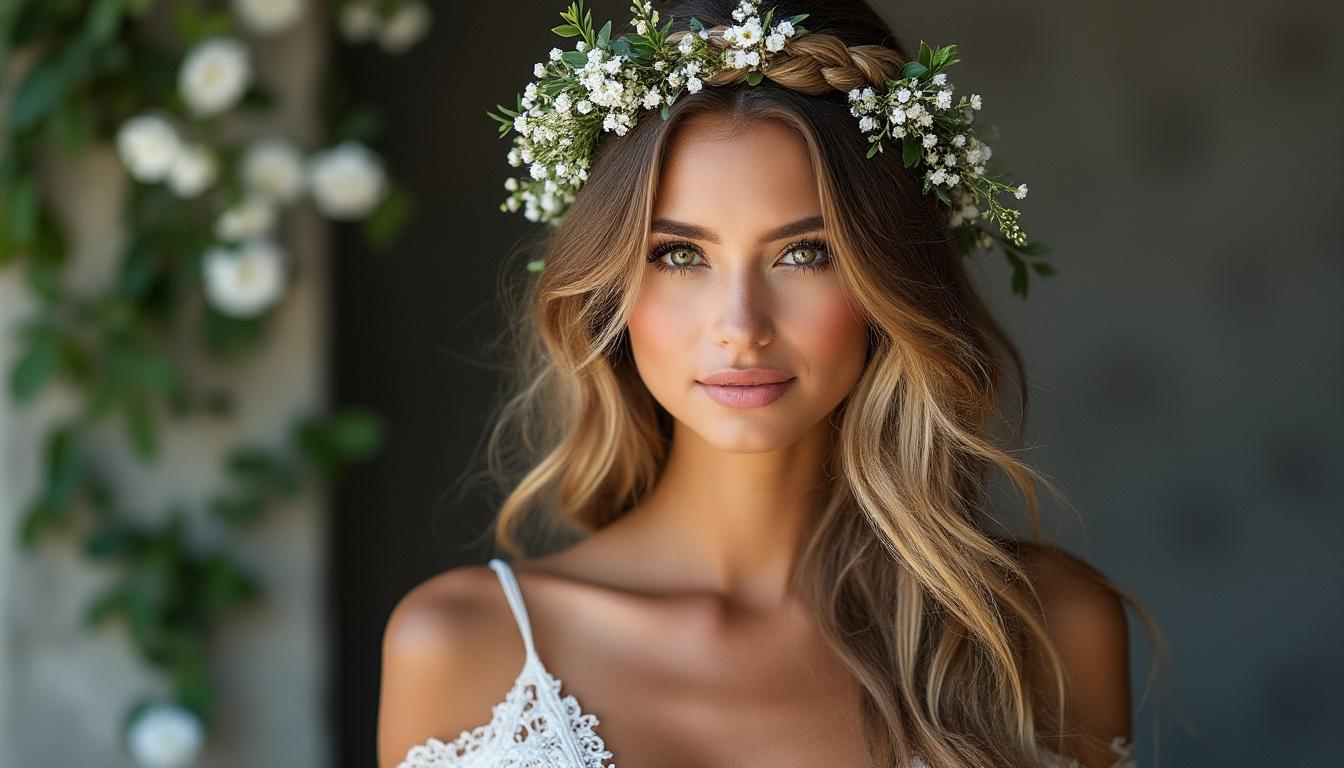 découvrez les coiffures de mariage bohème incontournables à adopter en 2025 pour un look naturel, élégant et romantique le jour j.