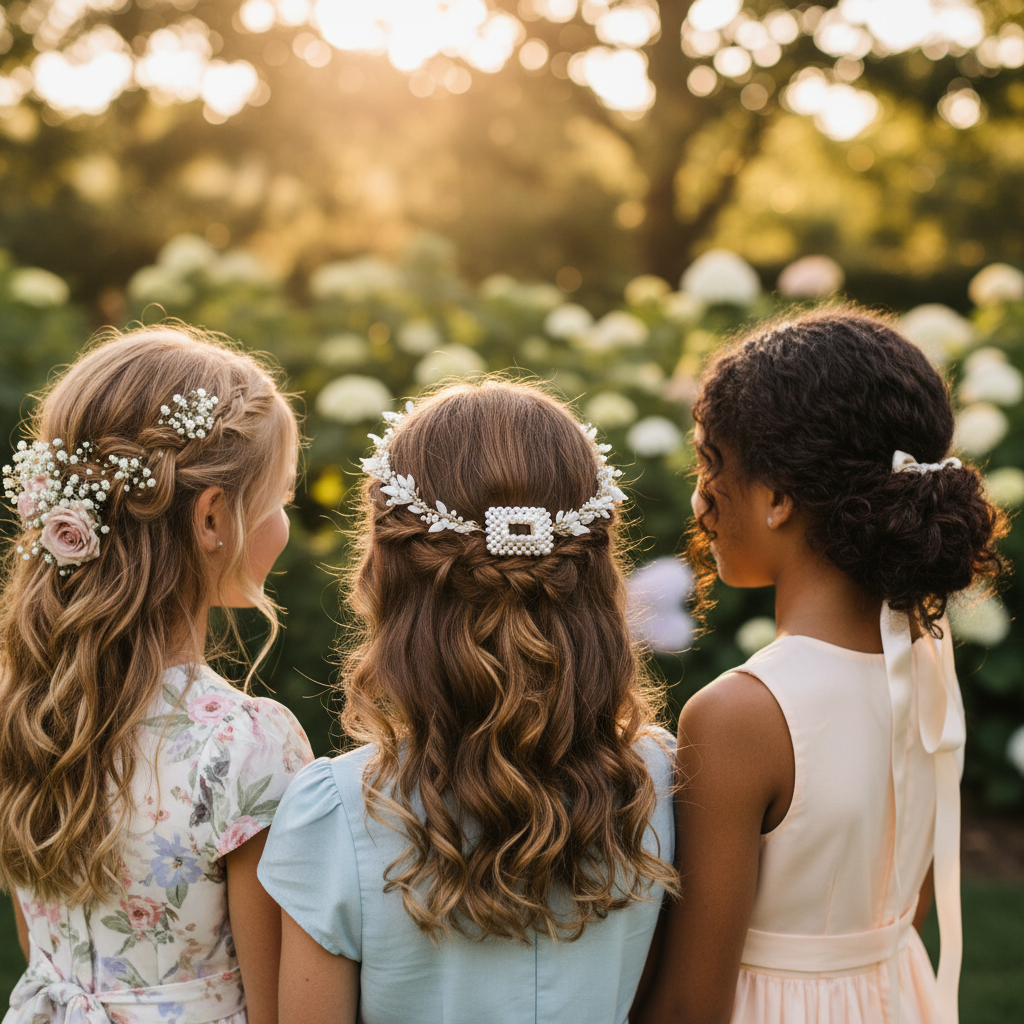 découvrez des coiffures fillettes mariage simples et élégantes pour un look charmant et soigné lors de cette journée spéciale.