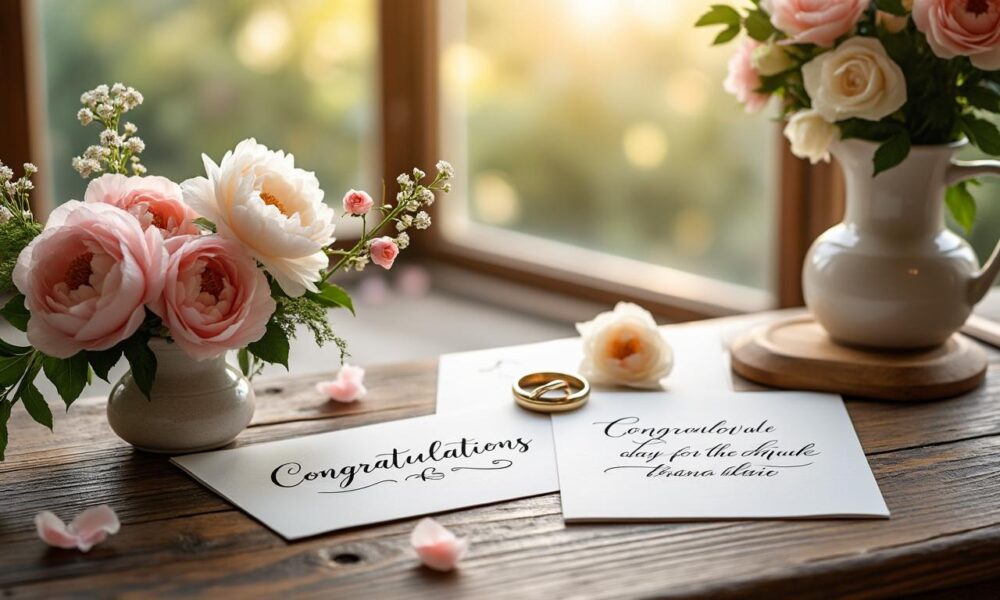 découvrez des exemples variés de messages de félicitations de mariage à copier pour réussir vos vœux et faire plaisir aux jeunes mariés.